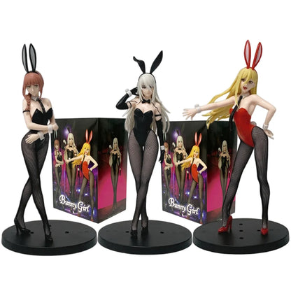 22cm Chainsaw Man Anime Figure Makima/Power Bunny Girl Series Action Figure YoRHa A2 Figurine PVC Collectible Model Toys Gifts