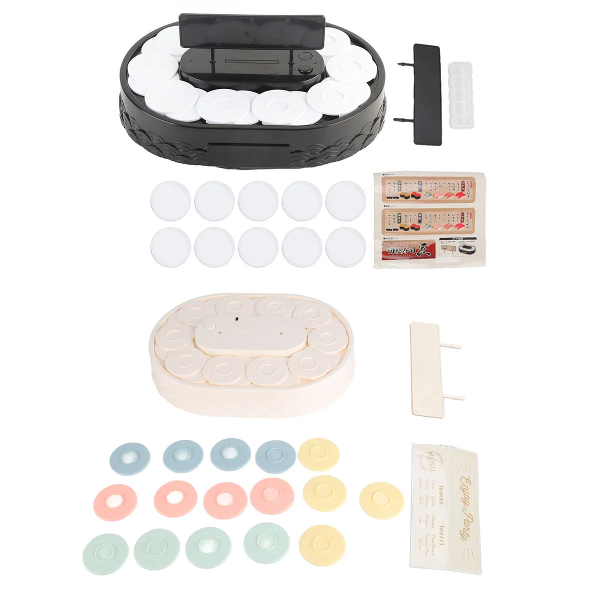 Rotary Sushi Machine automatic turntable Rotating Table Display Stand Swing Tray Turntable for Sushi Dessert Cupcake