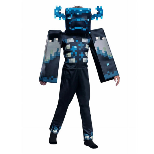 Boys Warden Costume Official Deluxe Game Costume for Kids With Headpiece and Jumpsuit for Halloween Cosplay Costumes