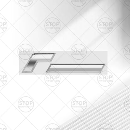 Car Sticker Racing Line R Logo 3D Decal Body Badge Rear Trunk Emblem For Golf 8th Generation High-Performance Modification