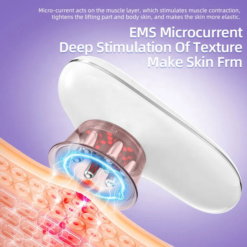 3 in 1 Body Sculpting Machine Liposuction Massager Body Anti Cellulite Tool Microcurrent Facial Skin Tighten Device Fat Burner