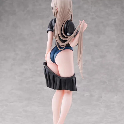 Pool Opening Day Changing Yuzu Gk Resin Garage Kit Anime Beautiful Girl Action Figure Desktop Ornament Collectible Model Gift