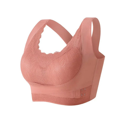 Four Season Seamless Breathable Gathering Anti Sagging Bra for Women Oversized Comfortable Breathable Thin Mold Cup Bra