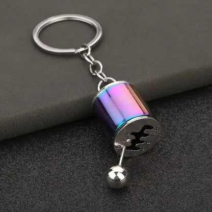 Stainless Steel Car Keychains Brake Disc Turbocharger Gear Design Keyrings Creative Mechanical Car Parts Keychain Gift for Men
