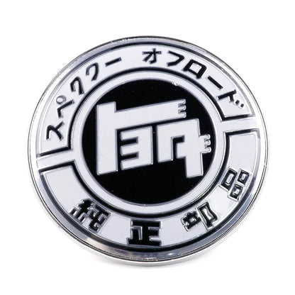 JDM TEQ JAF Style Front Grill Metal Badge Japan Emblem Decal Car Accessories Diameter 9cm