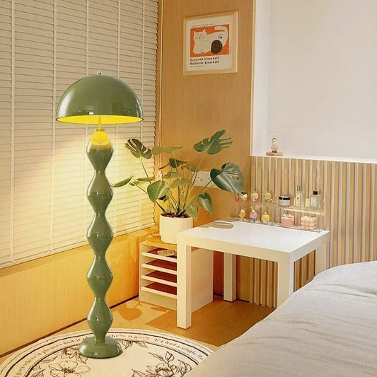 Nordic Mushroom Floor Lamp Black/White/Red/Green Led Floor Light for Living Room Sofa Bedroom