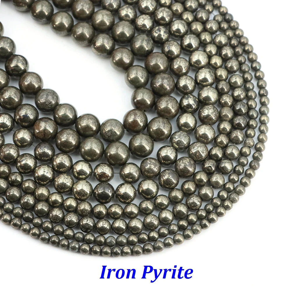 Natural Stone 4 6 8 10mm Round Leopardskin Jaspers Stone Spacer Loose Bead For Jewelry Making DIY Bracelet Needlework Accessorie