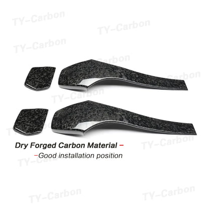 Real Dry Carbon Fiber Car Interior Seat Back Covers Trims Accessories for BMW F80 M3 F82 F83 M4 F87 M2 M2C 2014 - 2019