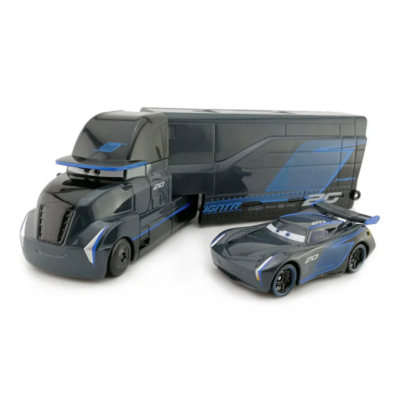 Boy Toys Pixar Cars Jackson Storm Truck Lightning McQueen Racing Toy Car 3 1/55 Ratio Die Casting Mack Model Birthday Gifts