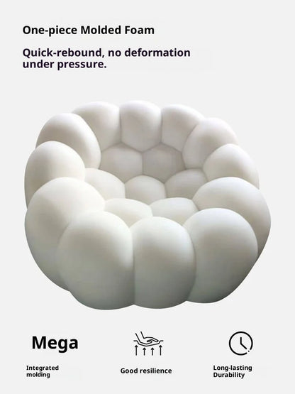 Any Size Custom Bubble Soccer Sofa Vacuum Rolled Packed Integrated Sponge Customizable Multi Fabric Wraps Around Comfort Living