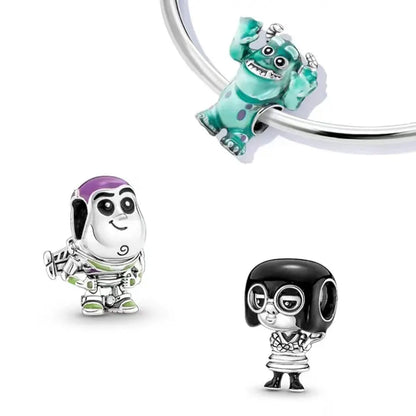 Hot selling 925 sterling silver Disney cartoon wizard charm bead pendant, suitable for original DIY bracelet, women's birthday