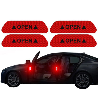 Reflective Car Accessories Door Sticker Safety Tape Inside Auto For Porsche Cayenne Mini F56 Ioniq 5 Ford Focus Mk4