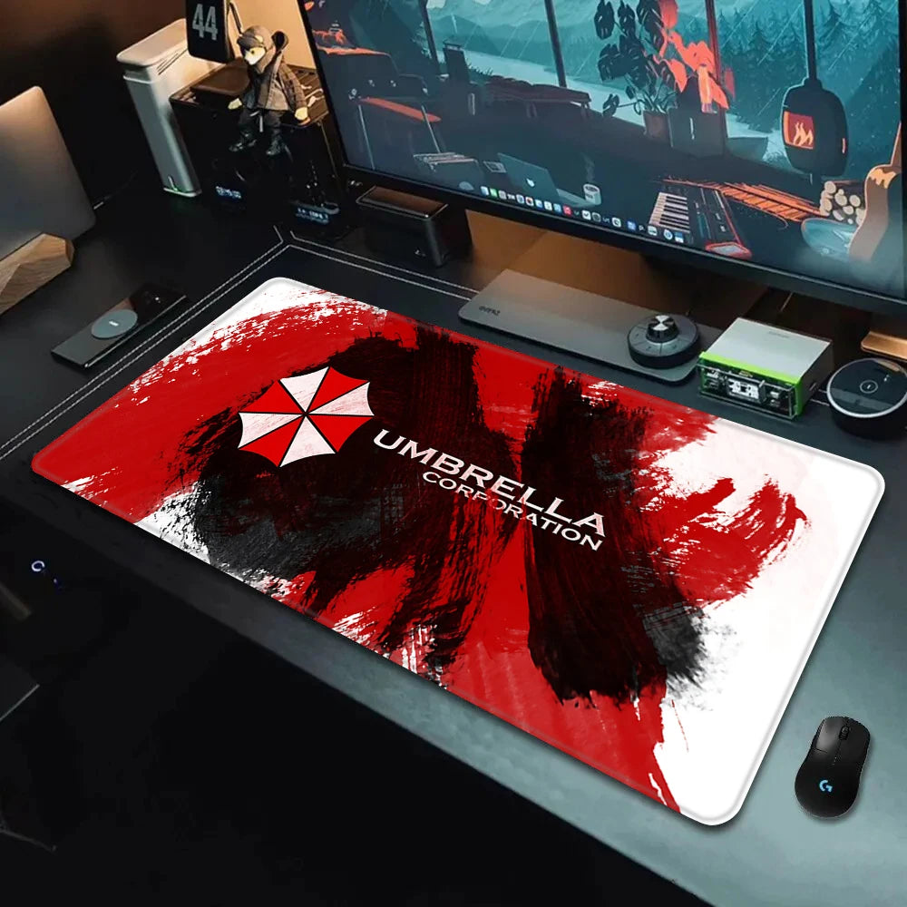 Hot Movies Residents Evils Mousepad HD Printing Computer Gamers Locking Edge Non-slip Mouse Pad XXL90x40cm Keyboard PC Desk Pad