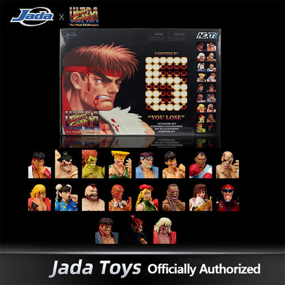 Jada Toys street fighter you lost Set – 19 Battle - Damaged Heads