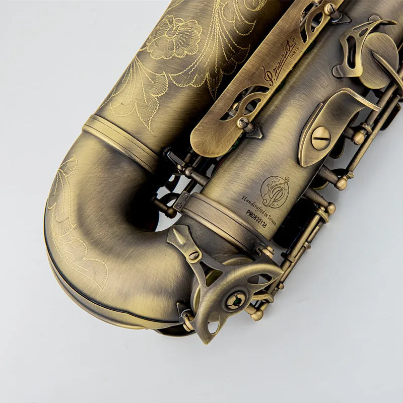 P.Mauriat 76 Alto Saxophone Antique Copper Plated E-flat Professional Musical Instrument With Mouthpiece Reed Neck Free Shippin