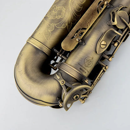 P.Mauriat 76 Alto Saxophone Antique Copper Plated E-flat Professional Musical Instrument With Mouthpiece Reed Neck Free Shippin