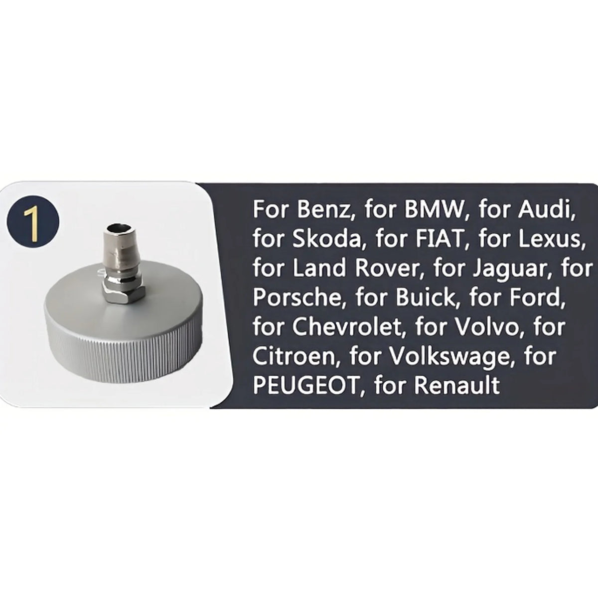1PCS Automotive Master Cylinder Brake Bleeder Cap Adapter for Manual, Pneumatic Brake Fluid Bleeder,Brake Power Fluid Bleeding