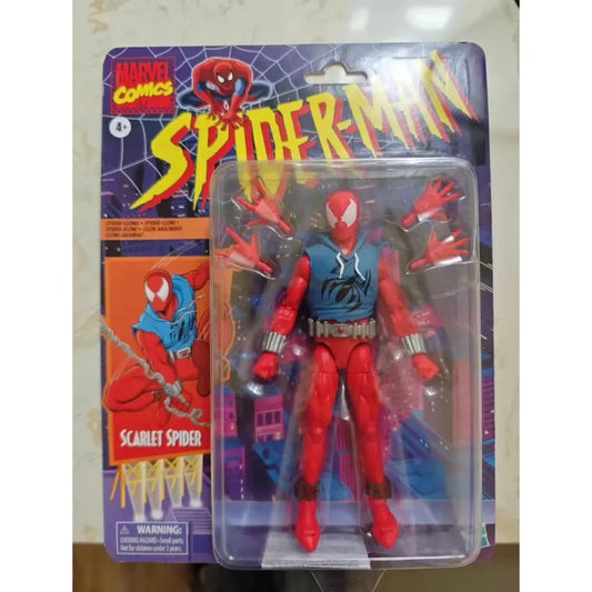 Brand new，Authentic product，Special OfferOriginal Hasbro Marvel Legends Series Retro Spir-shot Scarlet Last Stand Spirman