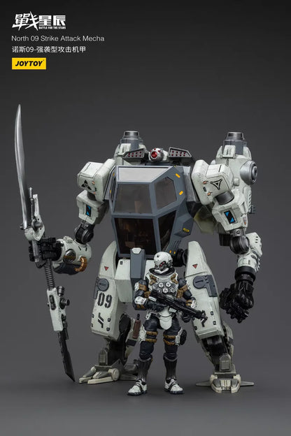 JOYTOY 1/18 Action Figure North 09 Strike Attack Mecha Toys Model Collection Gifts