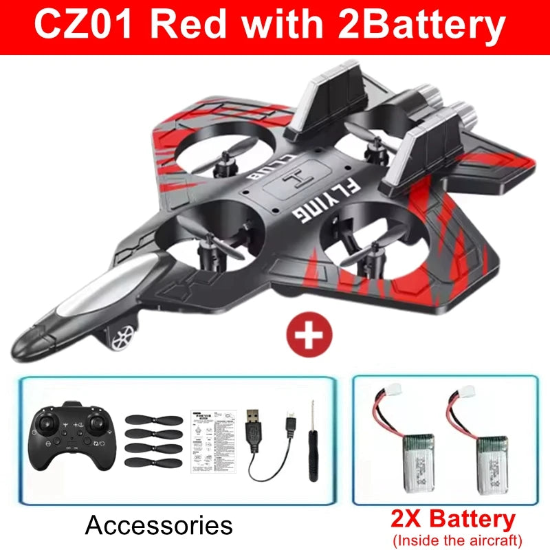 Oike RC Aircraft Foam Stunt Glider Electric Fighter Remote Control Airplane Helicopter 2.4G Radio Fall Resistant Plane Toy Gifts
