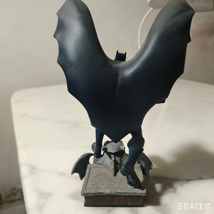 Authentic DC Universe Online Game Limited Edition Batman Figure With Gargoyle Base Statue Discontinued Collectible Ornament Gift