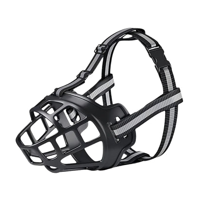 Reflective Dog Muzzle, Pet Anti-Bite Bark Mask for Medium Large Dogs, Pet Dog Bark Stopper, 1PC