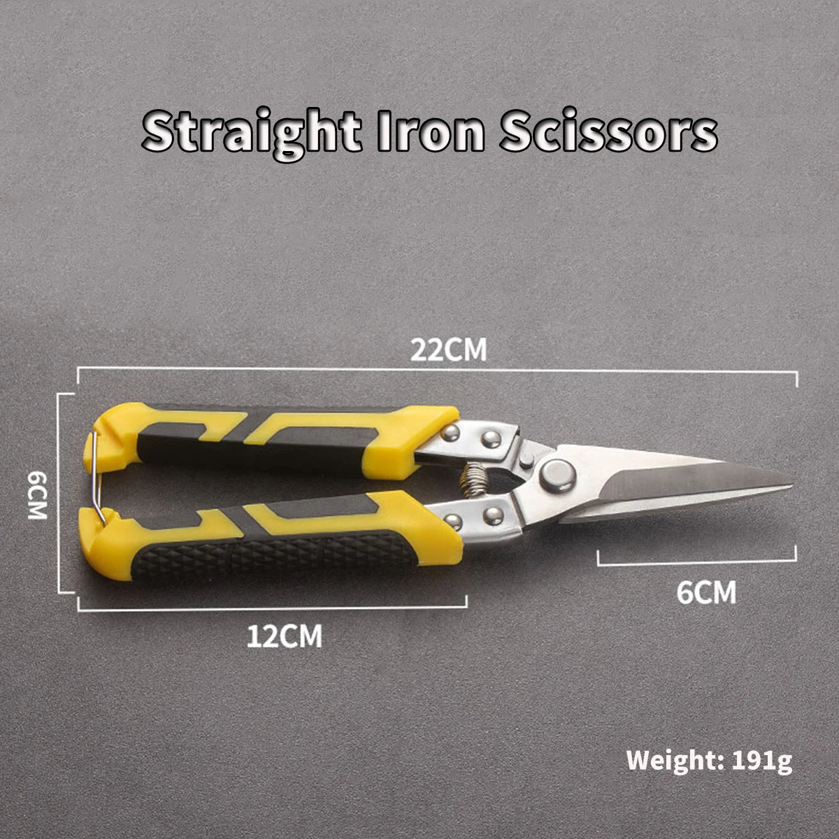 TUPI Multi-purpose Iron Shears Stainless Steel Elbow Shears Wire Slot Iron Wire Scissors Straight Head Tin Scissors