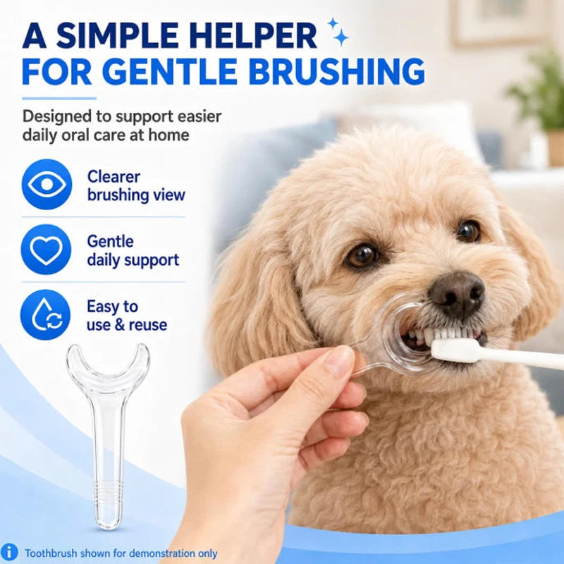 2PCS Dog Dental Mouth Opener, Pet Teeth Cleaning Mouth Retractor for Dogs and Cats, Pet Teeth Cleaning Tools