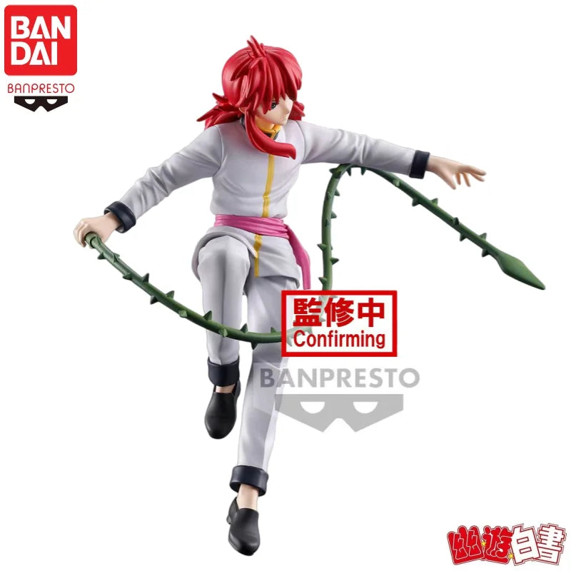 In Stock Original Bandai Banpresto Yuyu Hakusho Kurama Action Figure Doll Brand New Boxed Animation Peripherals Anime Characters