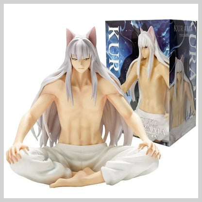 Anime Yu Yu Hakusho Youko Kurama 10CM Figure - Kurama Sitting Posture Noodle Stopper Model Toy Doll Action Figure Collectible
