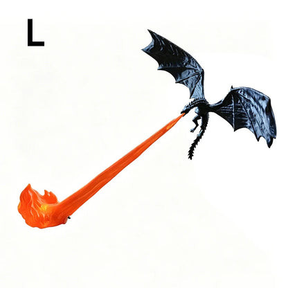 New Dragon Flame Book Nook Sculpture Fire Breathing Dragon Gothic Ornament Halloween Birthday Present Bookshelf Decoration 2026