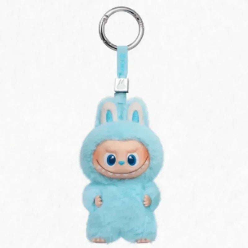 Genuine Pop Mart Pin For Love Labubu V4 The Monsters Blind Box Cute Keychain Christmas Mystery Gift