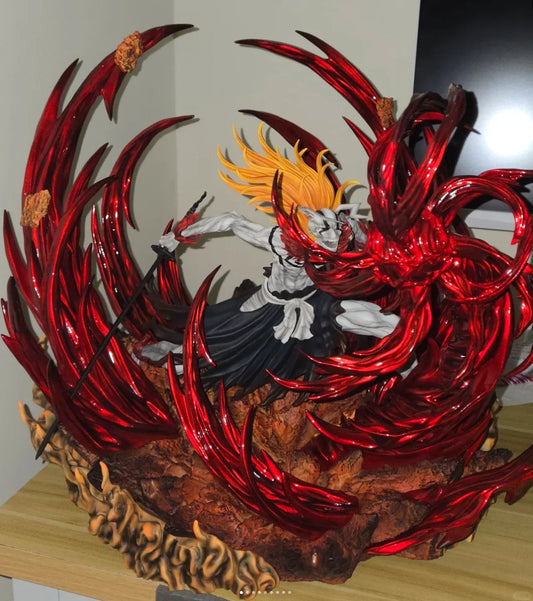Bleach Anime Figure 23cm  Kurosaki Ichigo Figures Pvc Action Statue Model Doll Collection Room Decoration Desk Toys Gifts