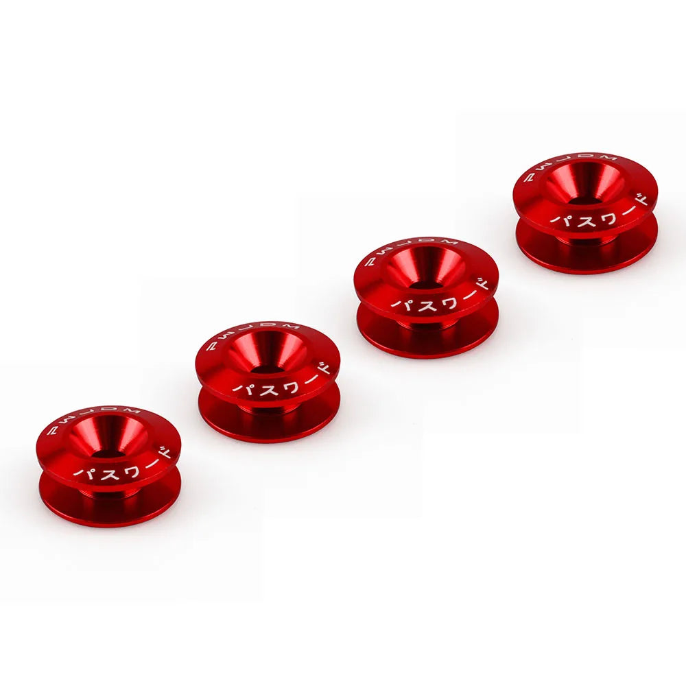 Aluminum JDM Quick Release Fasteners Bumper For Car Trunk Fender Hatch Lids Kit