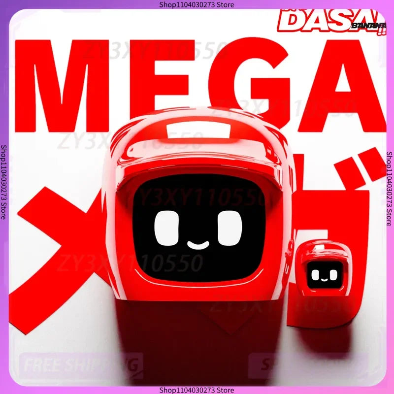 New DASAI Super Large Genuine 3rd Generation MOCHI Car Robot Car Mood Parts Universal Modification JDM Interior Voice Start Gift