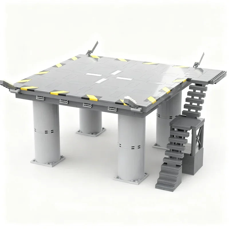 NEW 331PCS Star Battle Movie MOC Imperial Landing Platform Model DIY Creative Display Assembly Building Blocks Birthday Gift Set