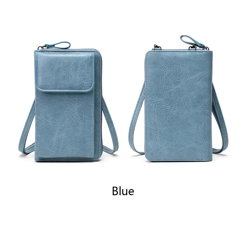 All-Match Zipper Shoulder Bag, Trendy Solid Color Phone Bag, Versatile Purse With Detachable Strap