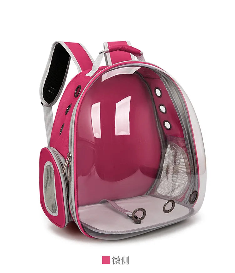 Cat Bag Pet Backpack Going Out Portable Transparent Space Capsule Pet Bag Panoramic Cat Supplies Breathable Backpack