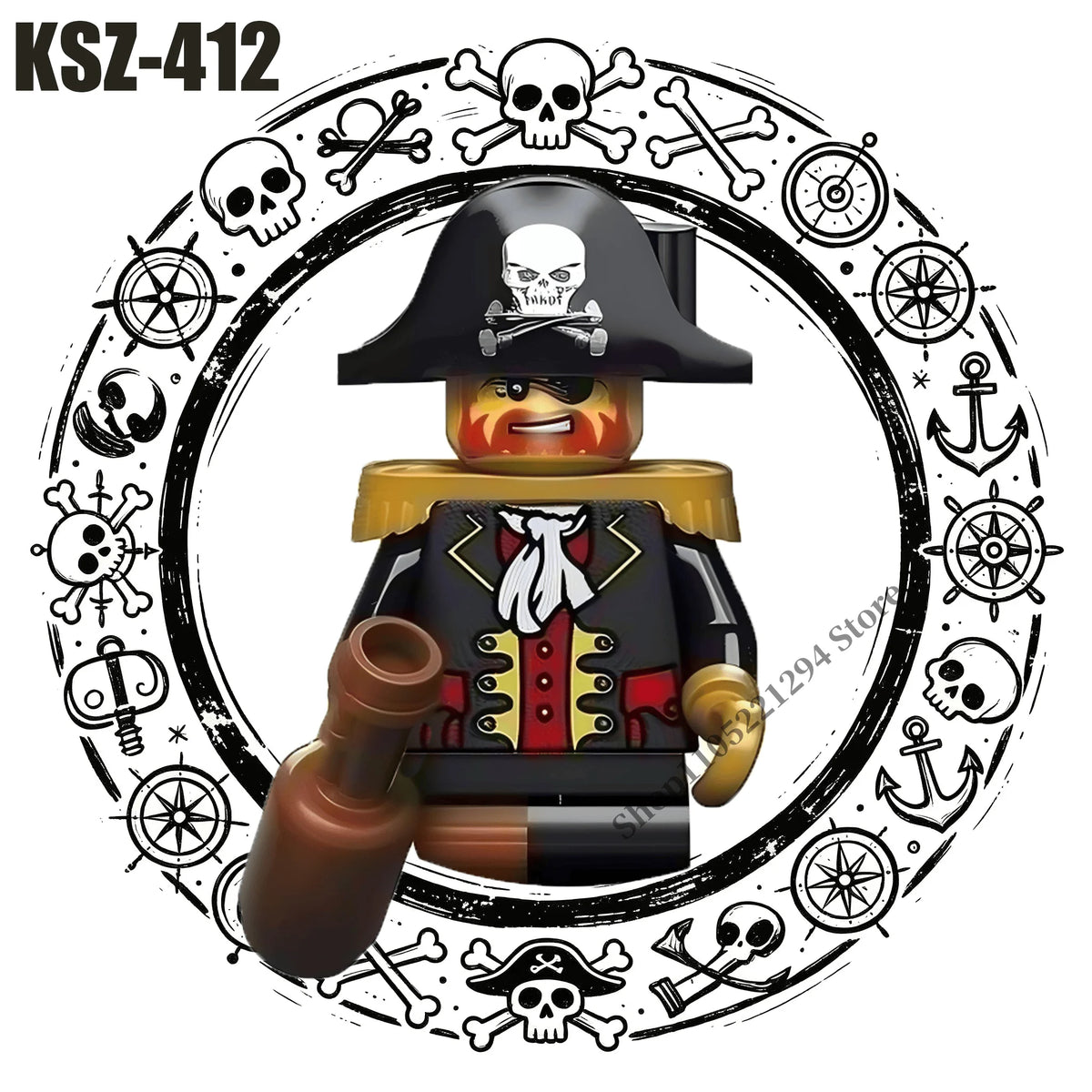 Pirates of the Caribbean building blocks toys Jack Sparrow William Turner Elizabeth Swann MINI brick toys Assemble toys gifts