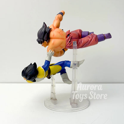 22.5cm/8.86in Anime Dragon Ball Z Figure Goku Vs Vegeta Action Figures Pvc Collection Model Toys for Gifts