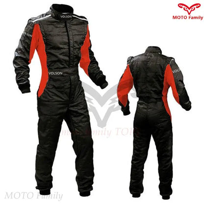 New Summer Ice Silk Kart Off-Road Vehicle UTV Rally Drift Men Women Couple One-Piece Racing Suit Karting Suits