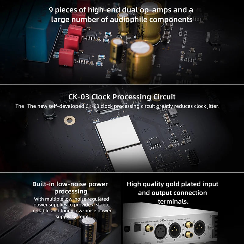 SMSL D400EX Hi-Res Audio Decoder 2x AK4499EX DAC Chip XU316 MQA USB DAC Optical Coaxial I²S Bluetooth Input With Remote Control