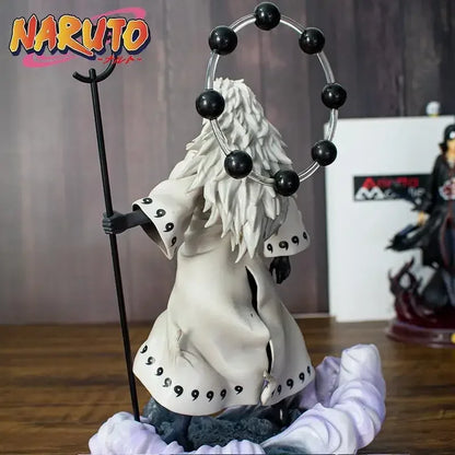 28cm Naruto Shippuden GK Anime Figure Six Paths Model Uchiha Madara Action Figure Kawaii PVC Statue Collectible Kids Gifts