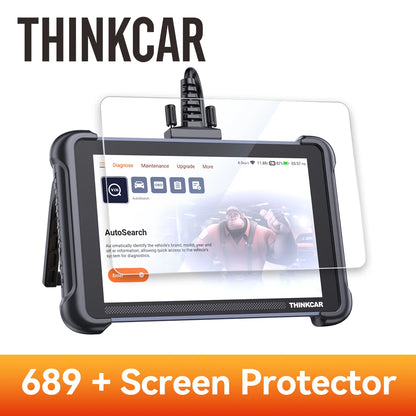 THINKCAR THINKSCAN 689 Bidirectional Scan Tool With CANFD&DoIP OBD2 Scanner ECU Coding Bi-Directional Control 34 Reset Free