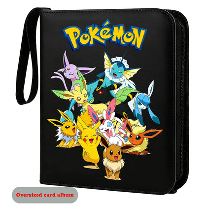 XXL Big Shiny Cards Pack Folder Oversized Jumbo Letters Binder French Charizard Zipper Album Storage Giant Card Sleeves