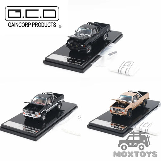 GCD 1:64 Hilux 1985 N50 SR5 Tundra PickUp Truck Diecast Model Car