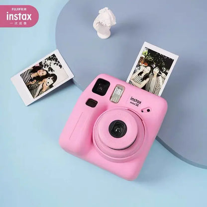 Original Fujifilm Instax Mini SE Instant Film Camera Auto-focusing Wrist Strap Birthday Christmas Optional Photo Paper Gift Box