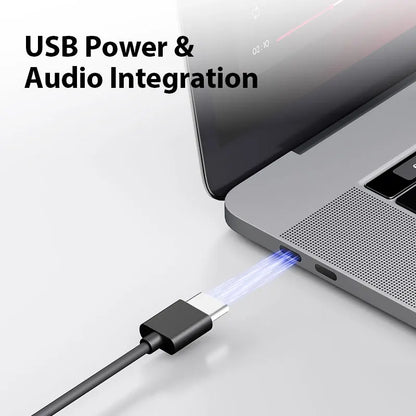 Edifier R20BT USB-Powered Speaker Bluetooth 6.0 Computer Speakers With Light Effects USB-C AUX Inputs