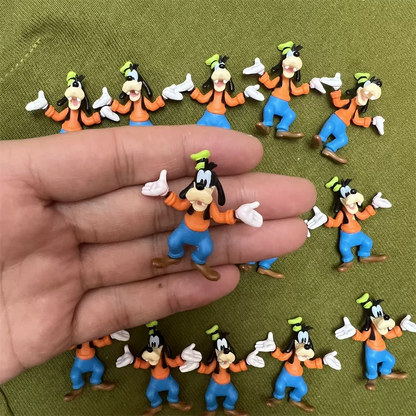 Disney original 100th Mini Figureines Bottle Toy  Princess Series Villain Series Figurine Toy Model For Kids Gifts