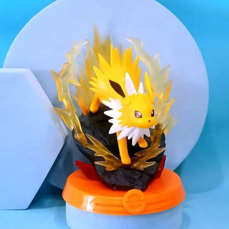 Anime Pokemon Funism Adventure Eevee Family Suit Blind Box Jolteon Sylveon Action Figure Collection Model Kids Toy Gift Replica